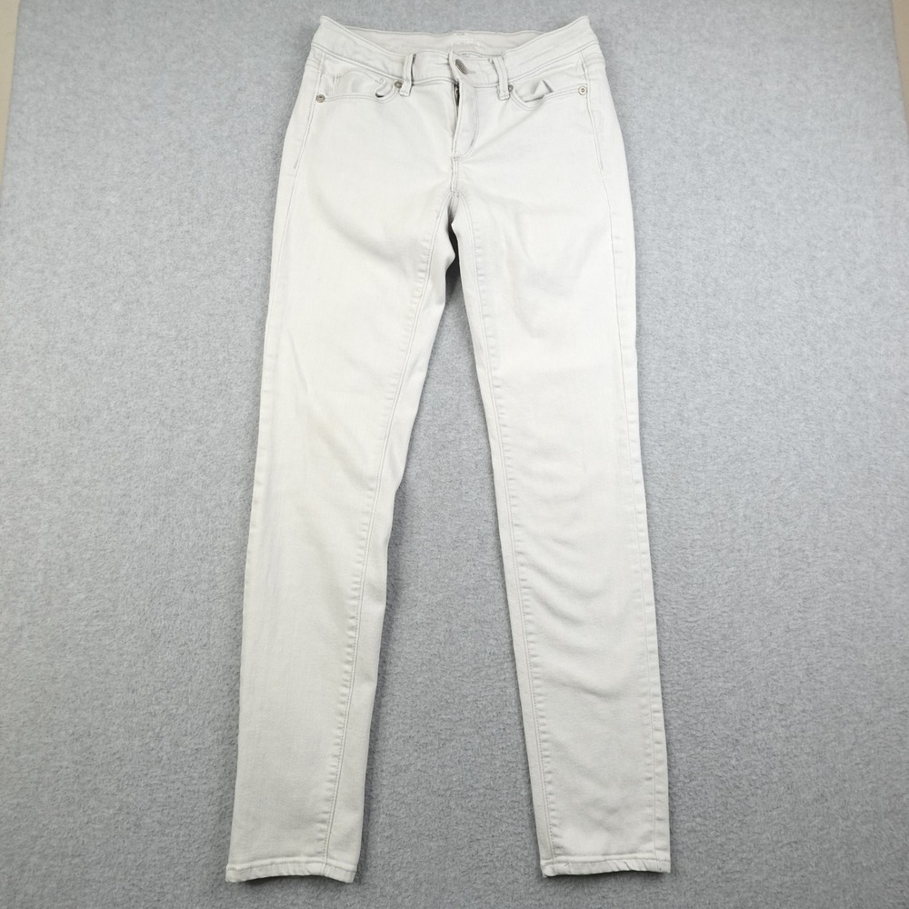LOFT Modern Skinny Pants Light Blue Tint Women's Size 25/0 Casual Everyday
